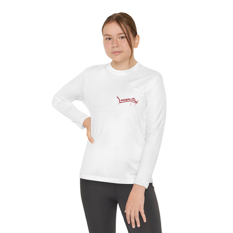 Long Sleeve Tee for Youth - Loungers Club Brand, Fishing Camping Park